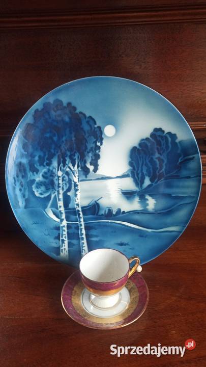 Wielka patera Villeroy Boch V B Secesja 18801919 Gdańsk