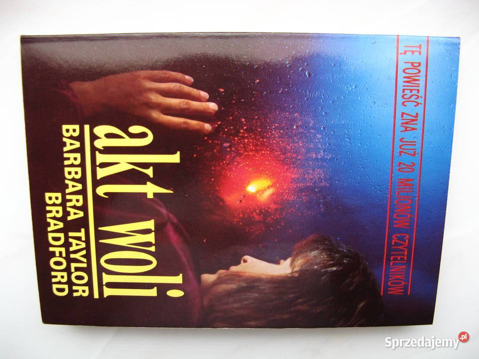 Akt woli Barbara Taylor Bradford Poznań sprzedam