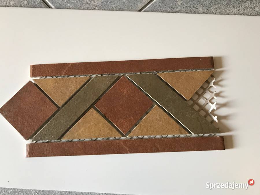 DEKOR podłogowy gres 15x30 pietra cynober