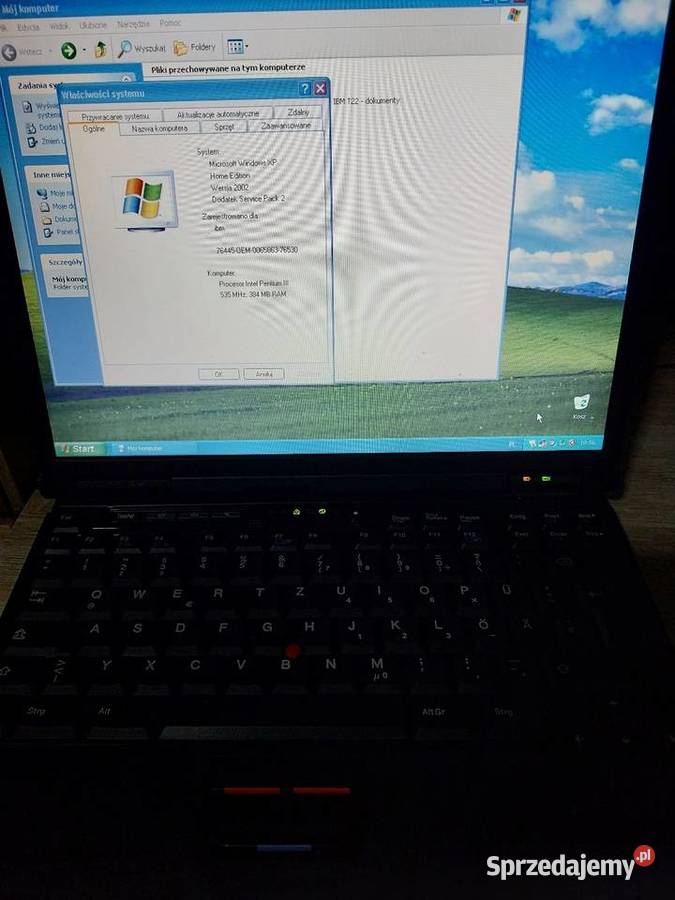 Laptop IBM THINKPAD T22 Grodzisk