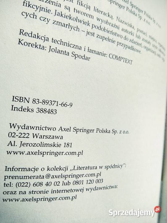 Masz nową wiadomość pierwsze wydanie książki Warszawa