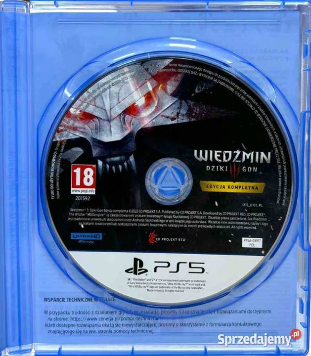 Gra 5 Wiedzmin 3 Dziki gon Dodatki Elbląg sprzedam