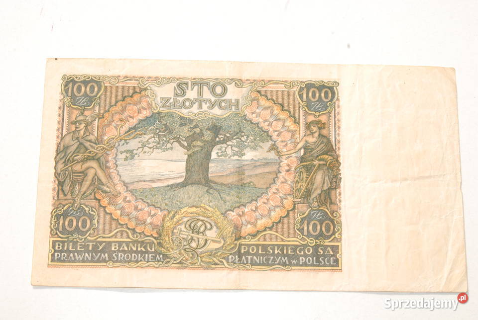 Stary banknot 100 złotych ser 9 Listopada 1934 sprzedam