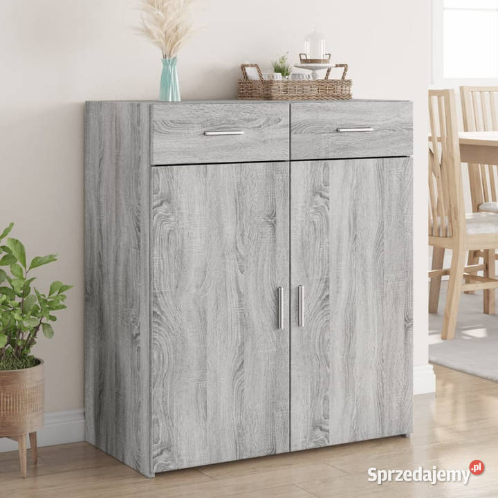 Szafka szary dąb sonoma 80x425x93 materiał Warszawa