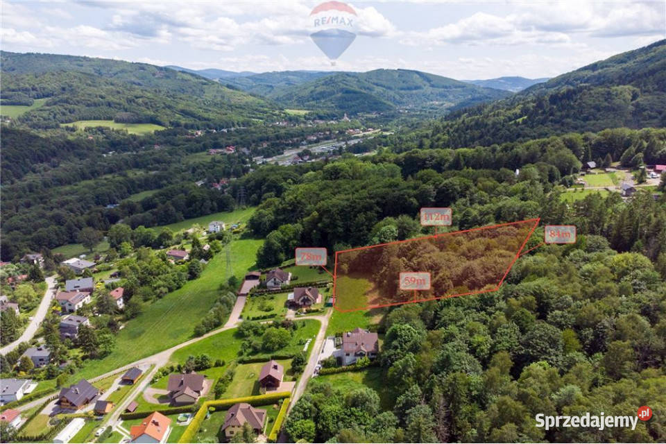 Najwyższa działka pod Czantorią dom w lesie Ustroń
