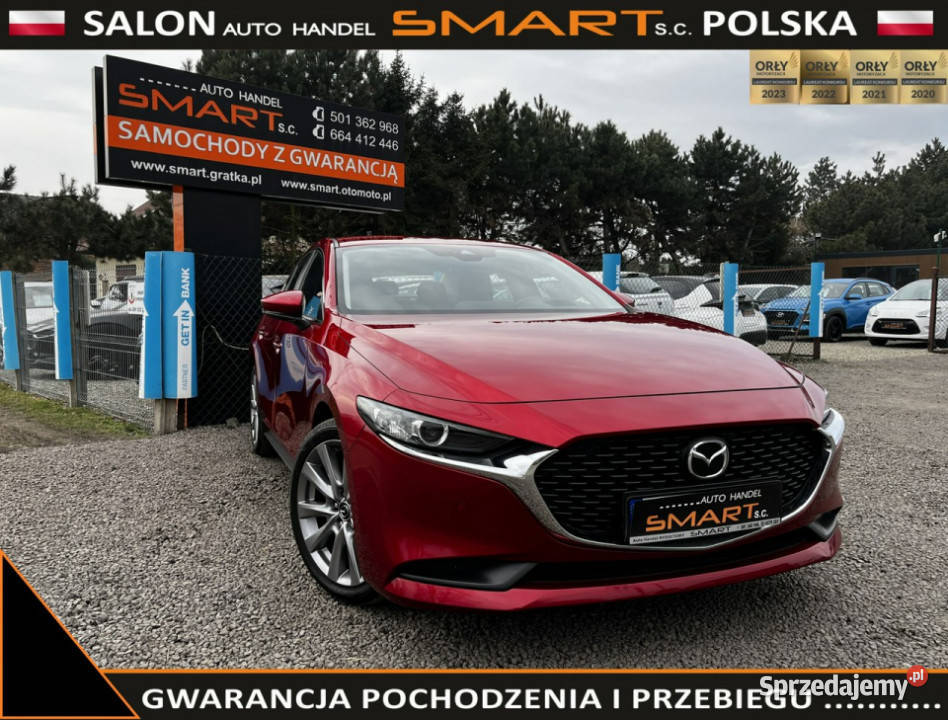 Mazda 3 KANJO Navi Kamera Lakier Perła Sedan IV 3 śląskie Rydułtowy