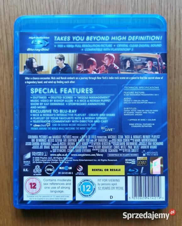 Nick Norahs Infinite Playlist Nick i Norah łódzkie Parzęczew