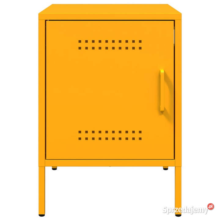 Szafka nocna musztardowa 36x39x505 stal WM842916
