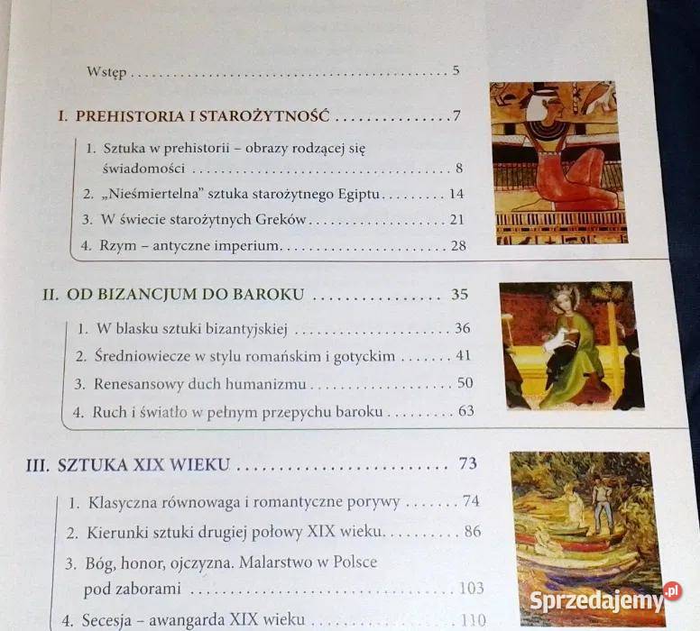 Kraina sztuki Podręcznik do plastyki gimnazjum miękka sprzedam