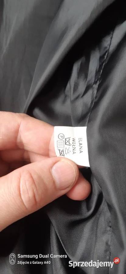 Sprzedam ładny nowy garnitur męski 18254 czarny Ząbki