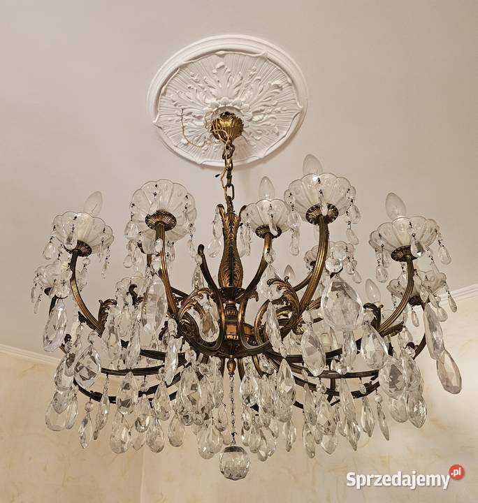 Luksusowy żyrandol kryształowy Maria Teresa 18 Antyki, Sztuka, Kolekcje