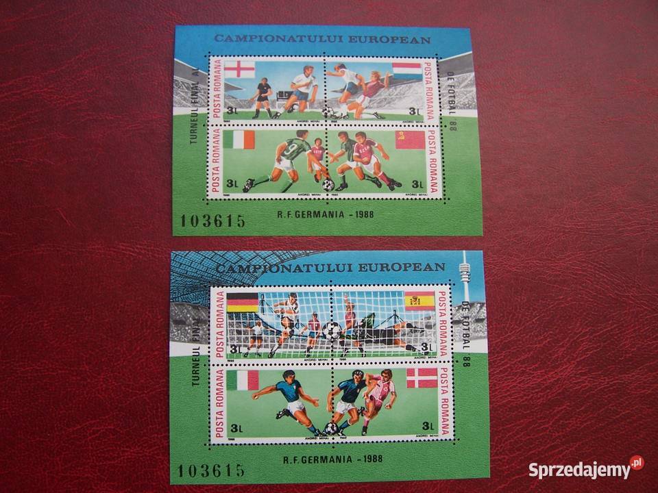 Rumunia 1988 MNH Sport Piłka nożna Mistrzostwa Tychy