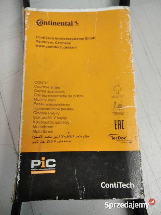 Pasek wielorowkowy Continental osobowe Młynary