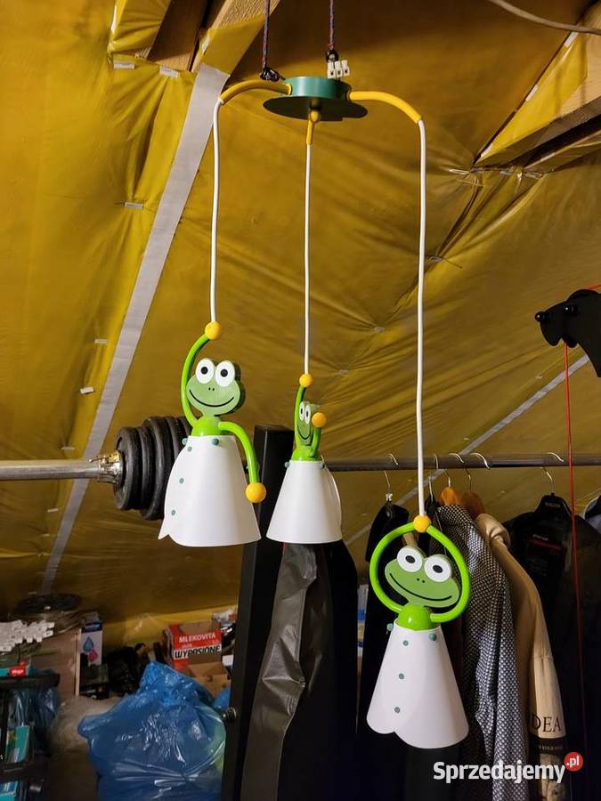 żyrandol lampa sufitowa żabki frog