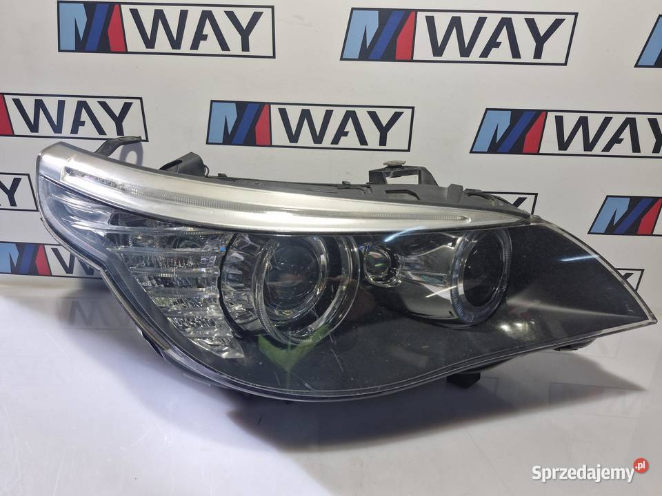 BMW E60 E61 LIFT LAMPA PRZEDNIA PRAWA BI XENON Lampy przednie sprzedam