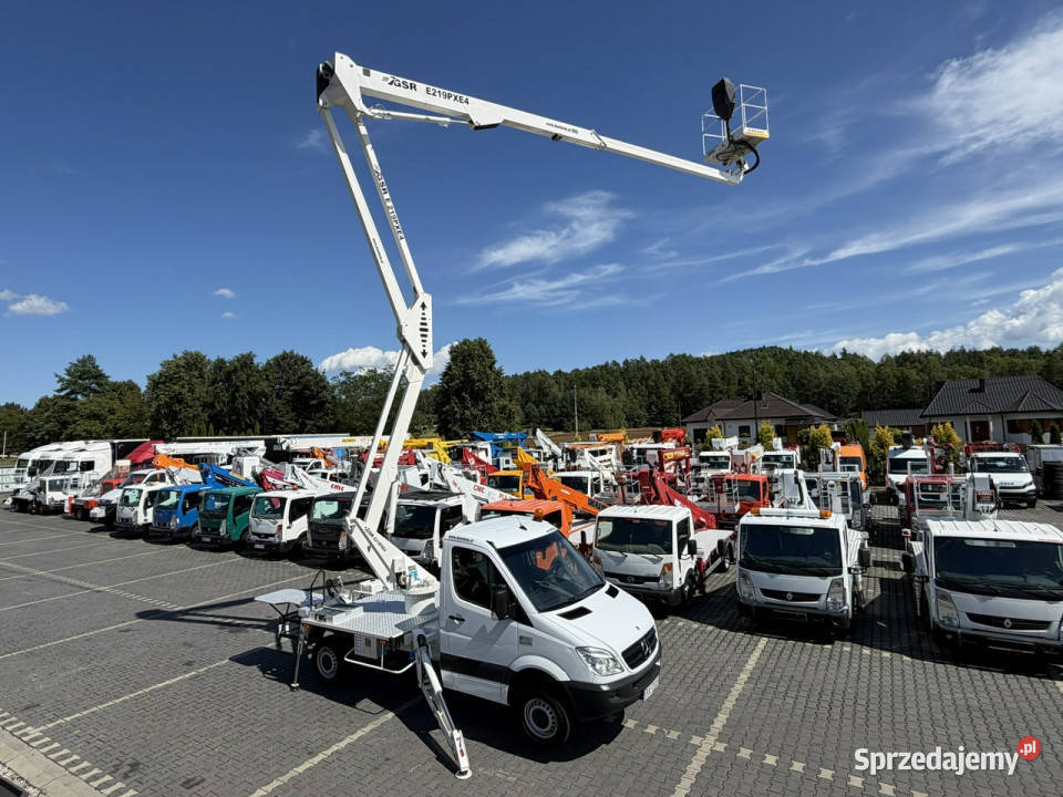 Mercedes Sprinter UNIKAT STAN 7 Zwyżka GSR E219 Widełki