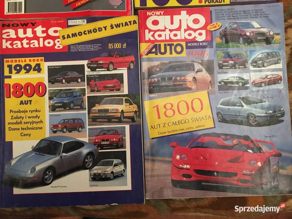 Samochody Stulecia i inne katalogi Zielonka