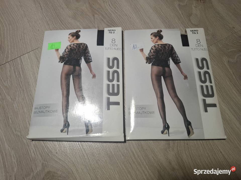 Rajstopy 8 super cienkie bezmajtkowe czarne 3 świętokrzyskie Kielce