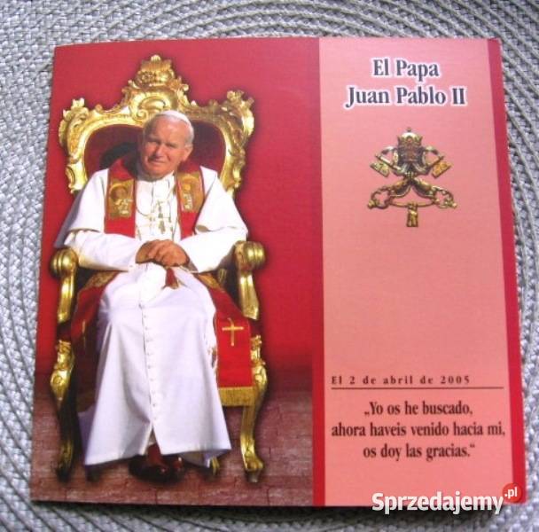 Malta Jan Paweł II 1 Lir komplet 5 sztuk Kalisz