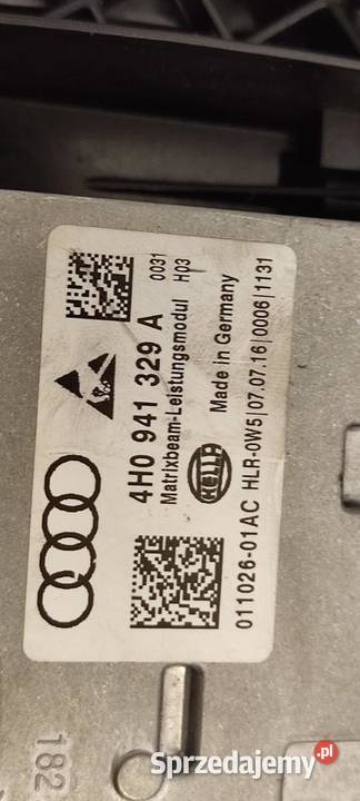 AUDI A8 D4 LAMPA PRAWY PRZÓD MATRIX 2016
