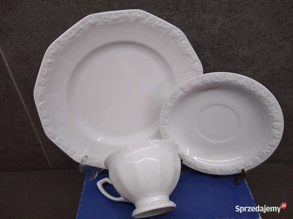 Zestaw filiżanka Rosenthal Biała Maria Classic wielkopolskie Kalisz sprzedam