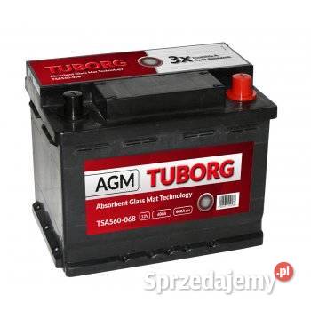 Akumulator Tuborg AGM 12V 60Ah 680A Akumulatory Luboń