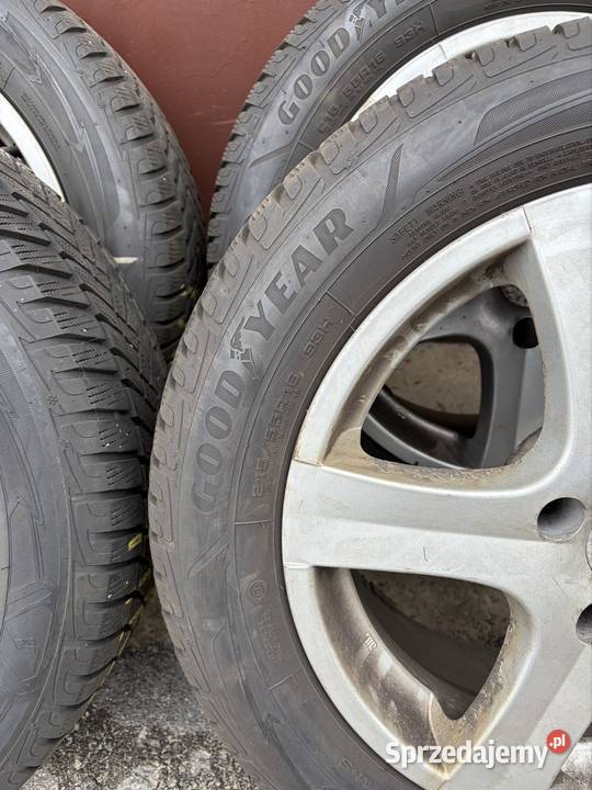 Koła Alutec opony zimowe Goodyear 21555R16 Ostrowiec Świętokrzyski sprzedam