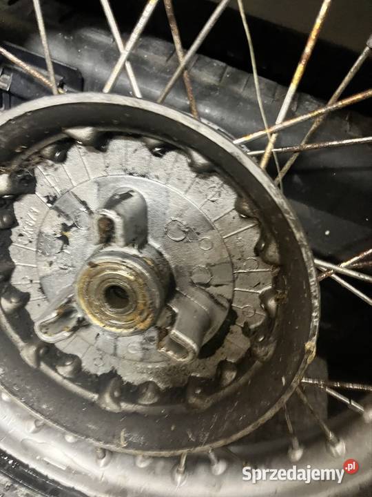 Koło tył mz etz 251 szczekotrzymacz org DDR Kolbuszowa