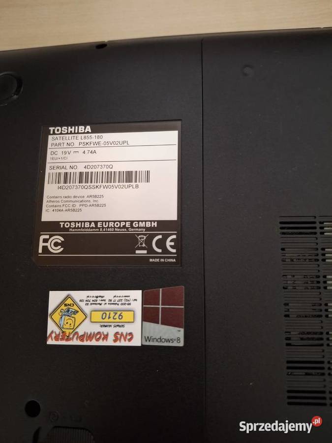 Sprzedam laptop TOSHIBA lubelskie sprzedam