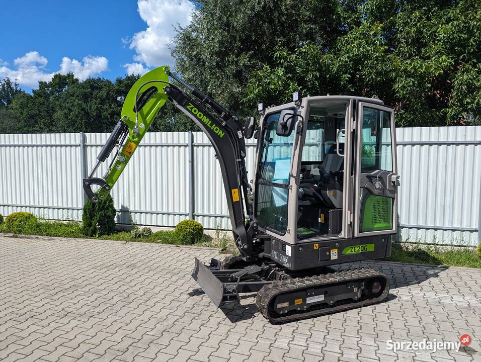 Zoomlion ZE20G Minikoparka z Silnikiem KUBOTA Mielec sprzedam