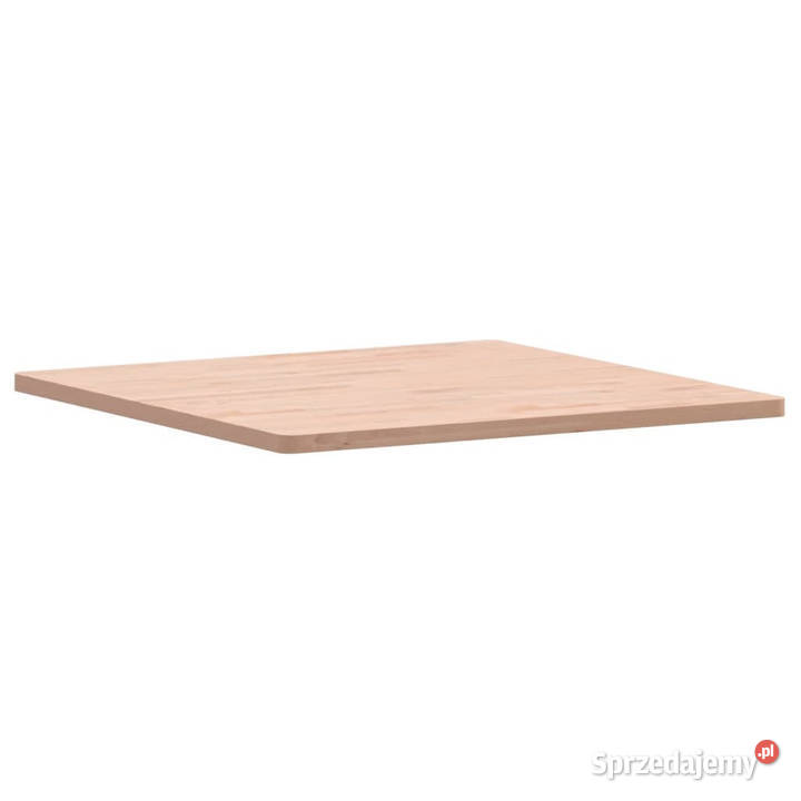 Blat do stołu 80x80x25 kwadratowy lite drewno Blaty