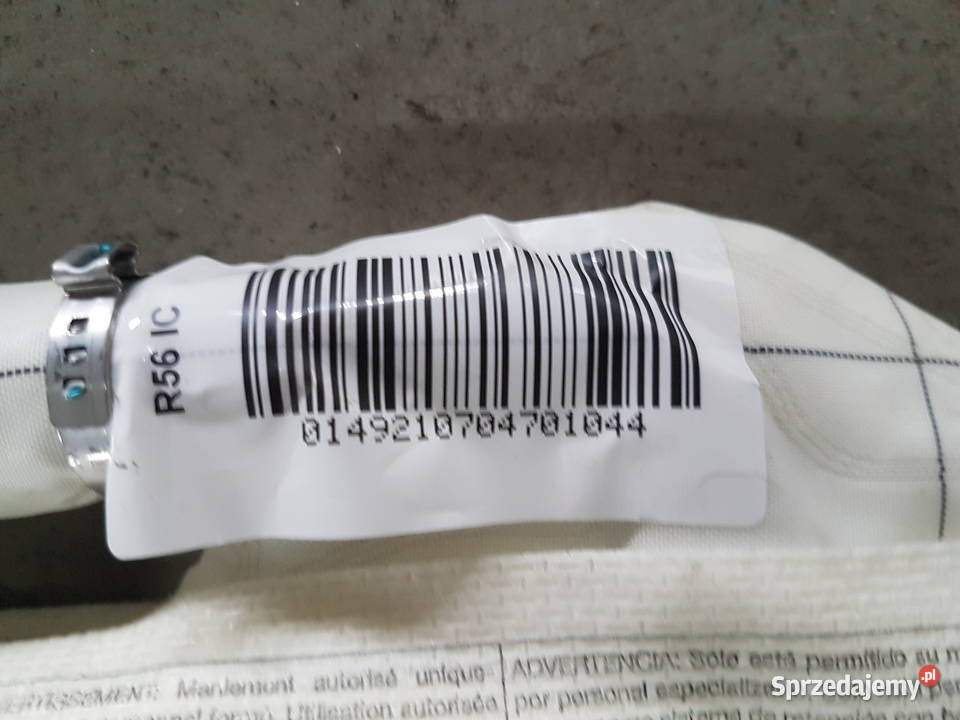COOPER S LIFT R56 KURTYNA POWIETRZNA 7134078 osobowe wielkopolskie