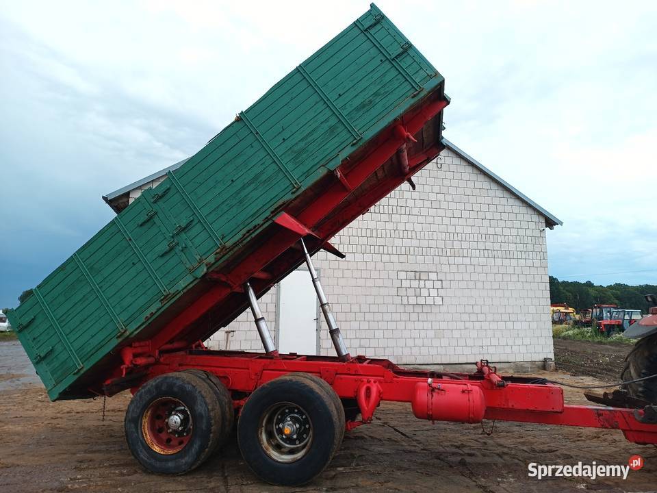 Przyczepa wywrotka 12t tandem na 3 strony koła mazowieckie Rostkowo