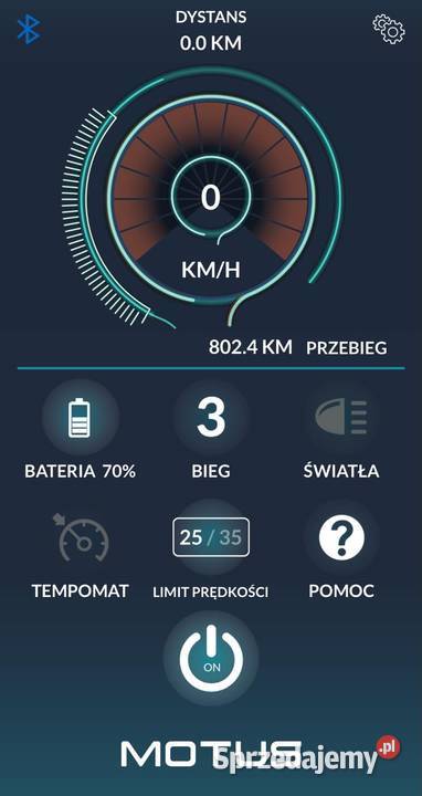 Hulajnoga elektryczna Motus Scooty 10 Plus 2022 Hulajnogi elektryczne Elbląg
