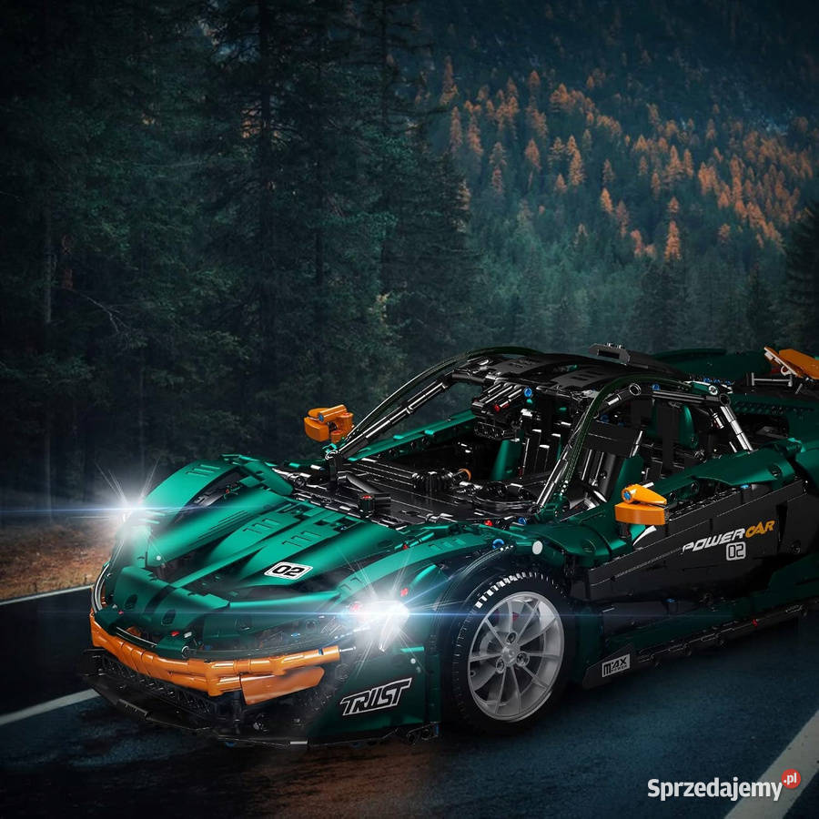 Klocki auto sportowe zielone 3268 el model 18 Pozostałe mazowieckie Warszawa