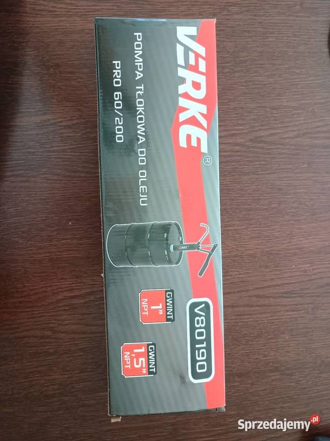 Pompa tłokowa do oleju VERKE PRO 60200 V80190 Suwałki