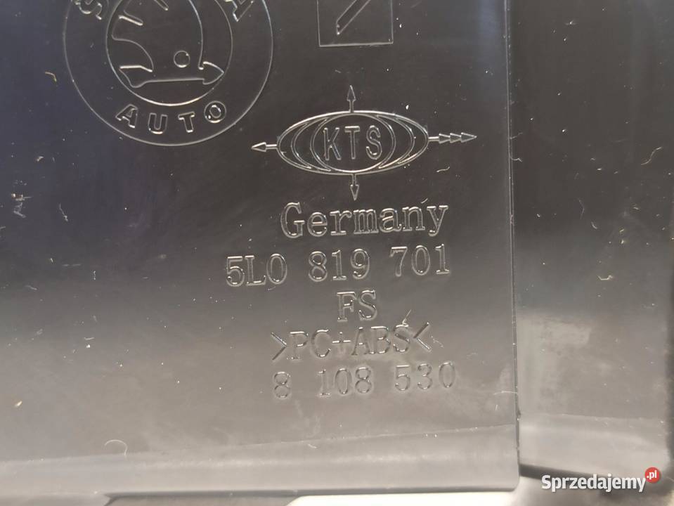 KRATKA NAWIEWU LEWA SKODA YETI 5L0819701 Kratki nawiewu