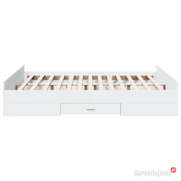 Rama łóżka z szufladami biała 150x200 WM3280286 Warszawa
