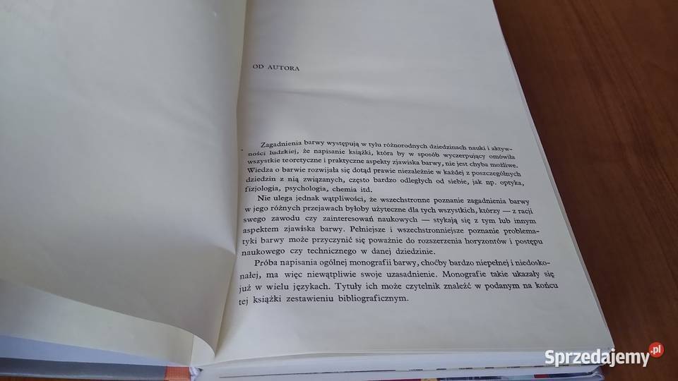 Nauka o barwie Adam Zausznica fizyka, astronomia pomorskie sprzedam