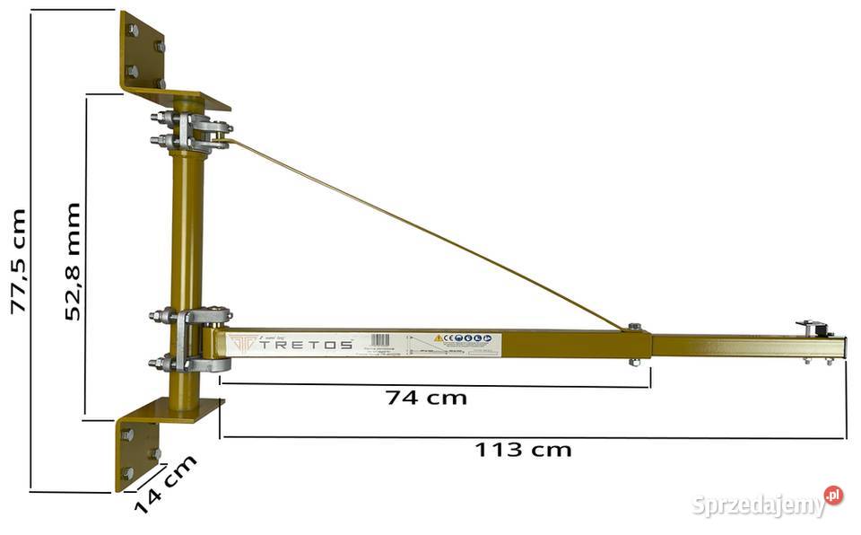 Wciągarka budowlana linowa 230V podnoszenie 500