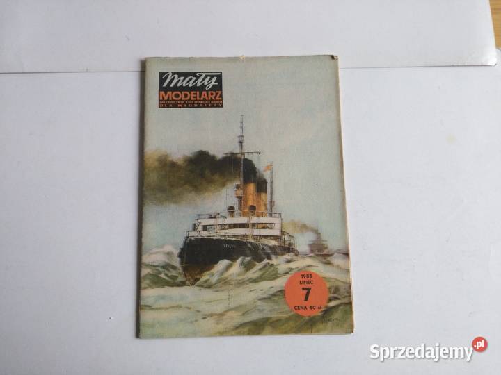 Mały Modelarz 71985 Lodołamacz Krasin śląskie Dąbrowa Górnicza