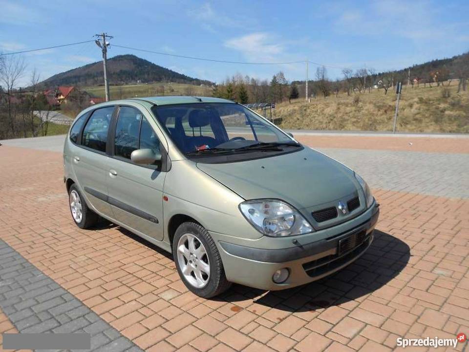 Renault Scenic nieuszkodzony zielony ABS Grybów