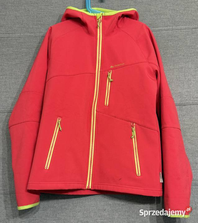 Dziewczęca różowa kurtka softshall Quechua