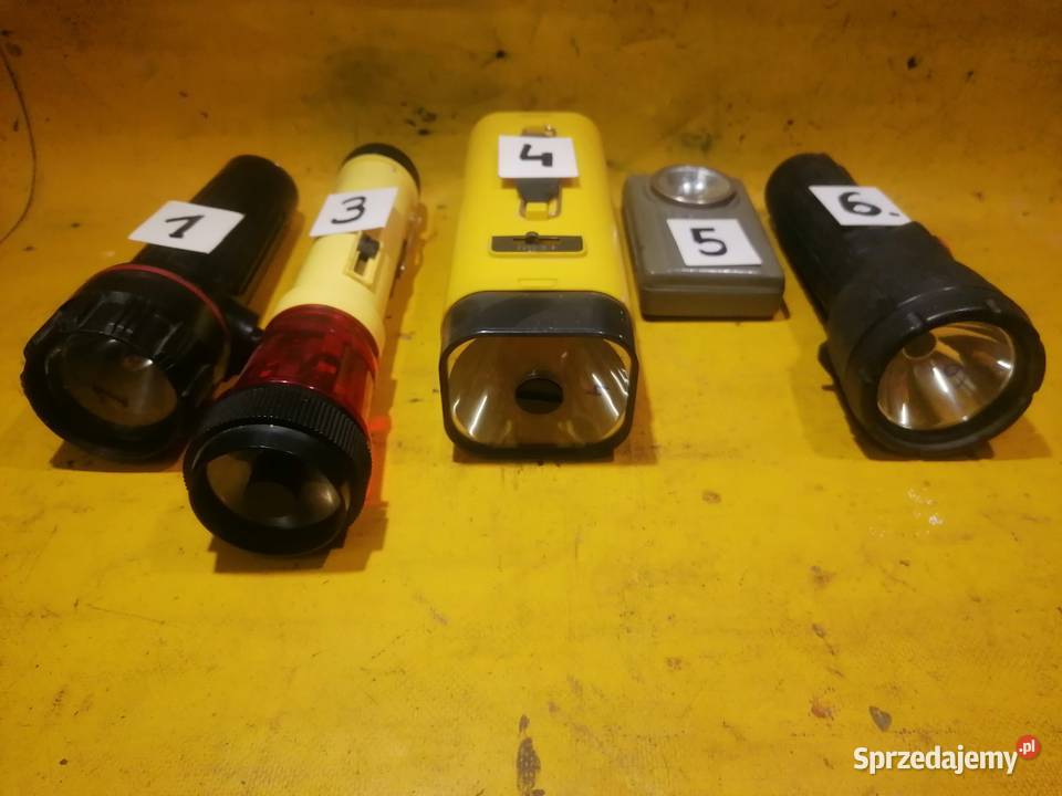 latarka PRL na baterie Piotrków Trybunalski