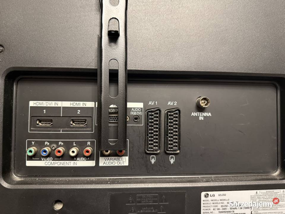 Telewizor LG 32LC52 sprawny z uchwytem na ścianę łódzkie Łódź sprzedam