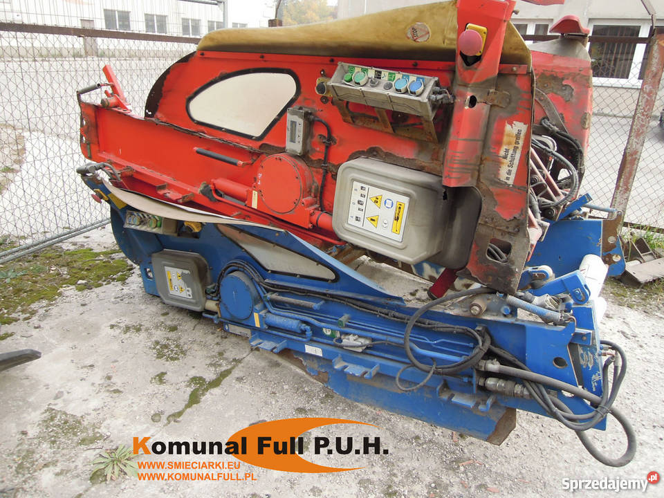 Wrzut winda do śmieciarki na pojemniki 1101100l Rok produkcji 2005 świętokrzyskie Nowiny sprzedam