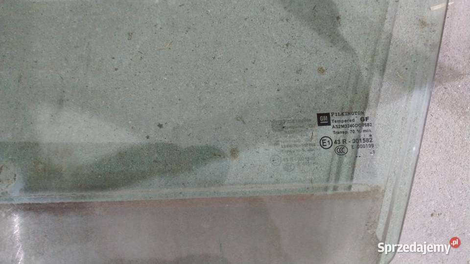 Szyba drzwi przód lewe Opel Astra J 5 drzwi Rok produkcji 2011 wielkopolskie Gniezno