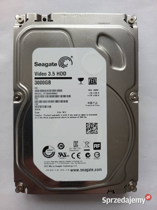 Dysk 3TB SATA Seagate Dyski Tomaszów Lubelski