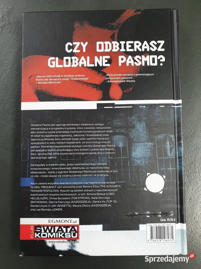 Globalne Pasmo Warren Elliis DC Black Label Gdynia