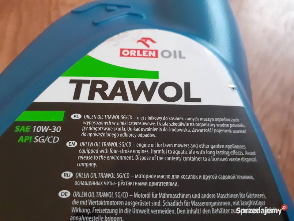 Olej silnikowy mineralny Orlen Oil Trawol 06 l Somonino sprzedam